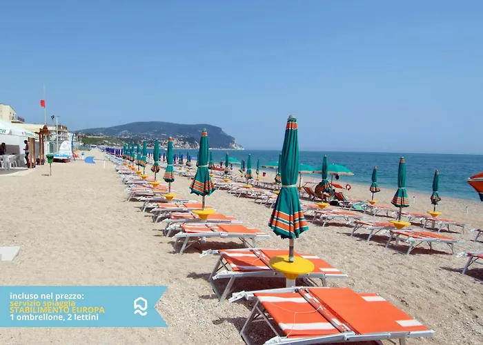 Appartement Rs304 - Marcelli, Nuovo Bilo Fronte Mare Con Inclusa *