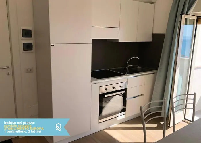 Rs304 - Marcelli, Nuovo Bilo Fronte Mare Con Inclusa Appartement